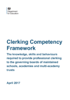 DFE Clerking Competence Framework – April 2017