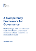 DFE Competency Framework for Governance – January 2017