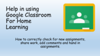 Google Classroom Help