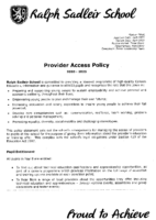 Provider Access Policy 2020 – 2023