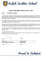 Health & Safety Policy 2022 – 2024