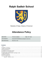 Attendance Policy 2024