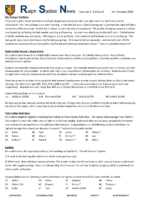 Newsletter 4th October 2024