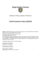 Child Protection Policy 2025