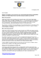 Ralph Sadleir Consultation Letter